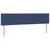 Vidaxl Box spring postelja z vzmetnico modra 120x190 cm blago