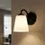 Zidna lampa PAFOS 1xE27/15W/230V crna
