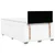 Vidaxl Box spring postelja z vzmetnico bel 120x200 cm umetno usnje