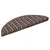 Samoljepljivi stepenasti ulošci 15 pcs Smeđa 56 x 17 x 3 cm