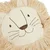 Nobodinoz organic garden white lion jastuk