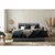 Esposa BOXSPRING POSTELJA 180 cm x 200 cm , tekstil siva