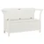 Klupa bijela 107 x 45 x 75,5 cm od masivne jelovine