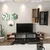 Hanah home TV Komoda Zebra Crna