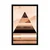 Plakat abstraktne oblike piramida - 40x60 no frame