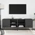 TV ormarići 2 kom crni 68 x 39 x 50,5 cm čelični