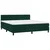 Vidaxl Box spring postelja z vzmetnico temno zelena 160x200 cm žamet
