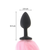 Taboom Glow In The Dark Unicorn Tail & Buttplug LED Black