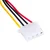 Akyga AK-CA-11 adapter za SATA (M) - Molex (Ž) 0,15 m