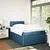 Vidaxl Box spring postelja z vzmetnico modra 120x190 cm žamet