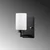 Opviq Zidna lampa E27 Socket, Crno-Bela