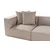 Atelier del Sofa Ugaona garnitura Sora Bež