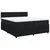 Vidaxl Box spring postelja z vzmetnico črna 200x200 cm žamet