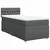 Vidaxl Box spring postelja z vzmetnico temno siva 80x200 cm blago