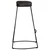 Vidaxl Barski stolčki 2 črni Black 45x40x78 cm trden mangov les