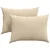 Jastučići za sofu 2 pcs Krema 70 x 50 cm tkanina