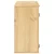Cabinet SKI Medeno Smeđa 80 x 32 x 60 cm Čvrsto borovo drvo