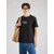 Calvin Klein Jeans Majica Relaxed Logo neonsko modra/črna