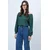 Trend Alacati Stili Ženska bluza Alc-X14393, Zelena