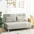 Homestar Sofa postelja 141x90x81 cm siva