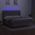 Vidaxl Box spring postelja z vzmetnico LED taupe 180x200 cm blago