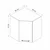 Hanah Home kuhinjski element Minar 4167, 60 cm, beli