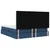 Krevet s od storage s uzglavljem Plava 200 x 200 cm Tkanina