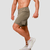 GymBeam Pulse Running shorts 2in1 Vetiver