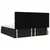 Krevet s od storage s madracem Crna 200 x 200 cm Lažna koža