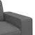 Vidaxl Kavč Temno siva 162 x 80 x 82 cm blago