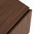 Hanah Home TV komoda Rivoli, 160 cm, orah Milano / crna