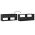 TV ormarić crni 100 x 31 x 39,5 cm konstruirano drvo i metal