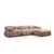Atelier del Sofa L1 O1 1R Puf Bubble Corner Ugaona garnitura, Krem