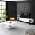 Hanah Home TV Komoda Gold Line, 180x48x30 cm, Belo-Zlatne boje