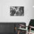 Canvas Slika na platnu Loptasti granit Finska, Sa ramom, 80 x 120 cm, Beli