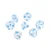 Kockice Chessex - Borealis - Mini Polyhedral - Luminary - Icicle & Light Blue (7)