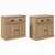 Komode s ladicama 2 pcs Umjetnički hrast 70 x 35,5 x 67,5 cm