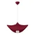 Opviq luster Kelebek-40-3005, 1 × E27, bordo