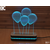 Black Cut 3D Lampa Baloni Crvena