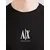 ARMANI EXCHANGE Majica črna/bela