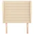Vidaxl Vzglavje z ušesi krem 83x23x118/128 cm blago
