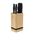 Berlinger Haus Set noževa sa bambusovim stalkom Black Rose Collection BH-2970, 6 komada, Crni