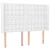 Vidaxl Box spring postelja z vzmetnico LED bela 140x200cm umetno usnje