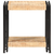 Greatstore Stranska mizica 40x30x40 cm robusten mangov les