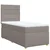 vidaXL vidaXL Box spring postelja z vzmetnico taupe 90x190 cm blago, (21291033)