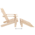 Vrtni dvosjed Adirondack od jelovine s otomanom