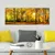 WallXpert slika na platnu YTY812718, jesenja šuma obasjana suncem u žutim i narandžastim tonovima, 30 x 80 cm