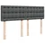 Vidaxl Box spring posteljni z vzmetnico temno siv 140x190 cm blago