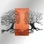 Murmure des Feuilles -1 - Red, Black RedBlack Decorative Wooden Wall Accessory