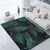 Modrozelena pralna preproga 80x150 cm Midnight Jungle – Mila Home